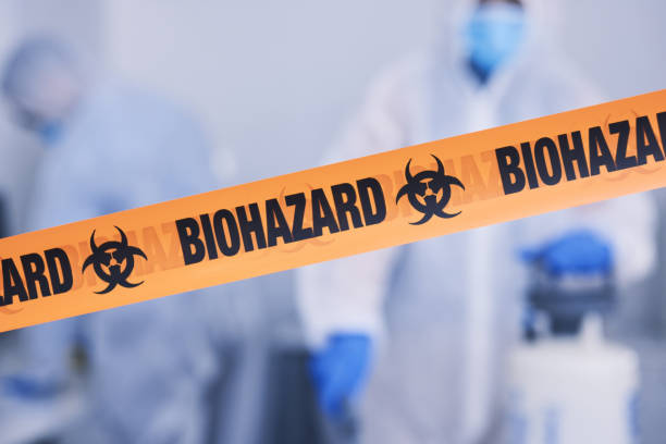 Professional Biohazard technician working in Manteo, NC